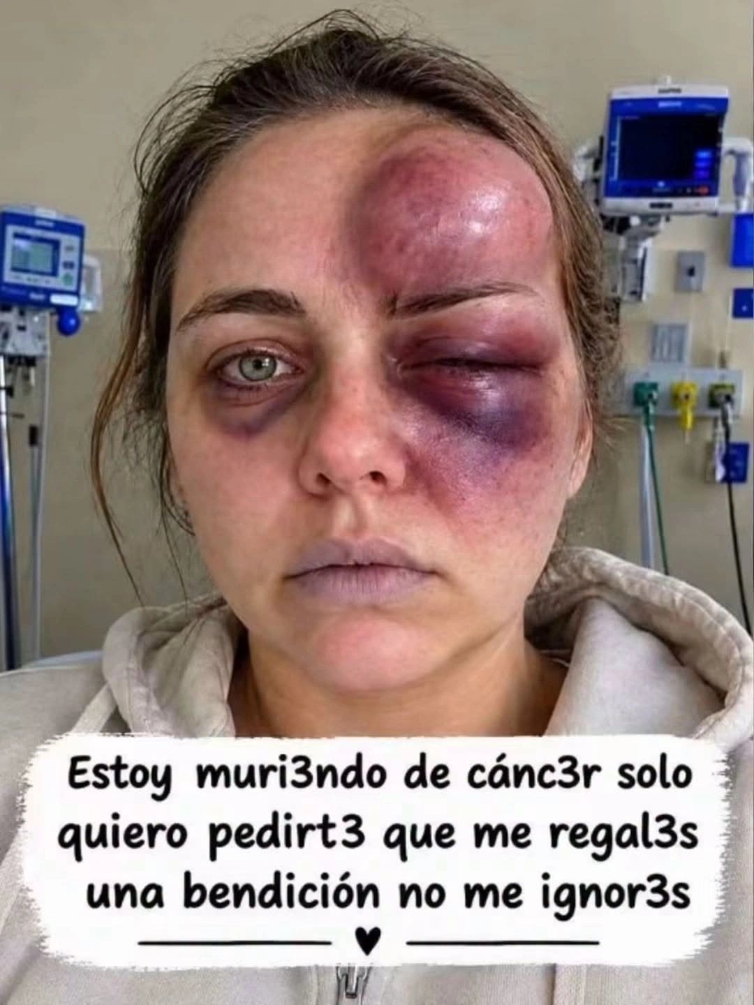 Imagen viral desde un hospital